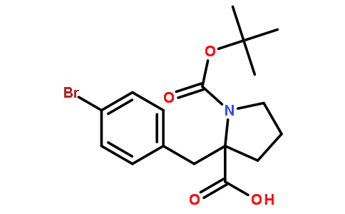 Boc-(R)-alpha-(4-bromobenzyl)-proline