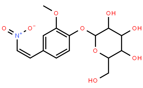 2-Methoxy-4-(2-nitrovinyl)phenyl β-D-glucopyranoside
