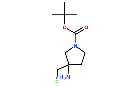 3-Amino-3-fluoromethyl-pyrrolidine-1-carboxylic acid tert-butyl ester