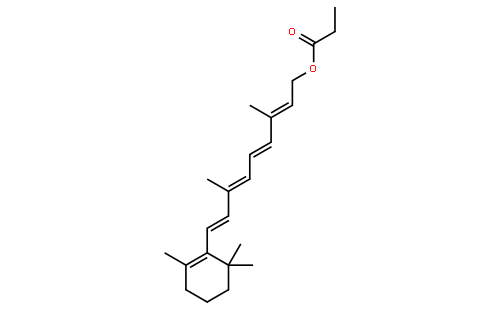 Retinyl Propionate (Stabilized with BHT) 90%
