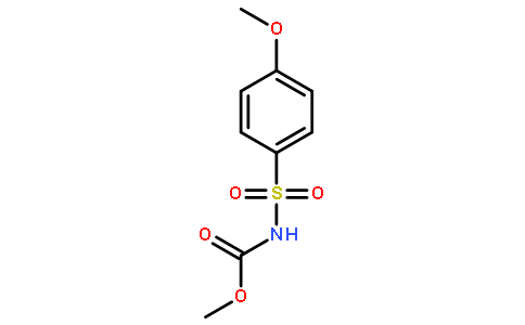 CARBAMIC ACID,[(4-METHOXYPHENYL)SULFONYL]-,METHYL ESTER (9Cl)