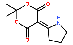 2,2-二甲基-5-(吡咯烷-2-亚基)-1,3-二氧杂环己烷-4,6-二酮