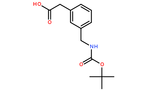 2-(3-(((tert-butoxycarbonyl)amino)methyl)phenyl)acetic acid