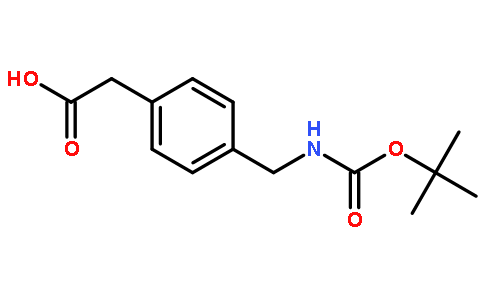 N-叔丁氧羰基-(4-氨基甲基苯基)乙酸