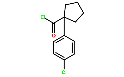 CYCLOPENTANECARBONYL CHLORIDE,1-(4-CHLOROPHENYL)-