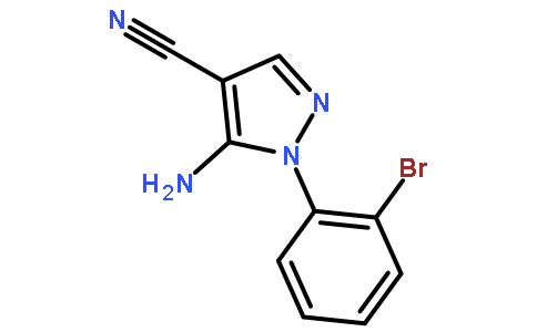 5 -氨基- 1 -（2 -溴苯基）- 1H -吡唑-4-甲腈