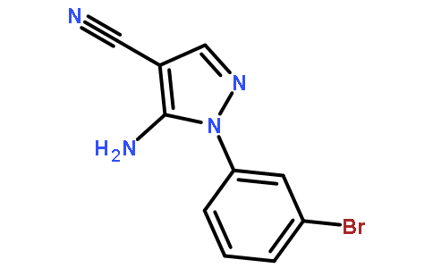 5-Amino-1-(3-bromo-phenyl)-1H-pyrazole-4-carbonitrile