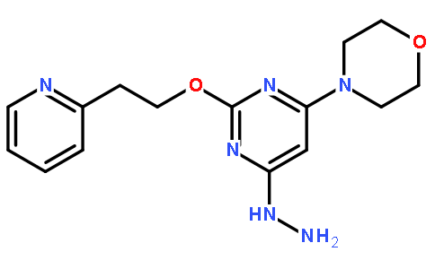 1-(6-Morpholino-2-(2-(Pyridin-2-Yl)Ethoxy)Pyrimidin-4-Yl)Hydrazine