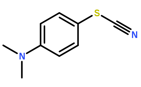 硫氰酸(对二甲氨基)苯酯(cas:7152-80-9 结构式图片