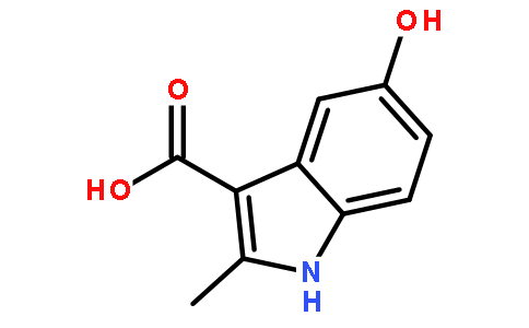 1H-INDOLE-3-CARBOXYLIC ACID,5-HYDROXY-2-METHYL-