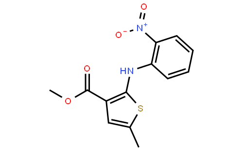 Methyl 5-methyl-2-((2-nitrophenyl)amino)thiophene-3-carboxylate