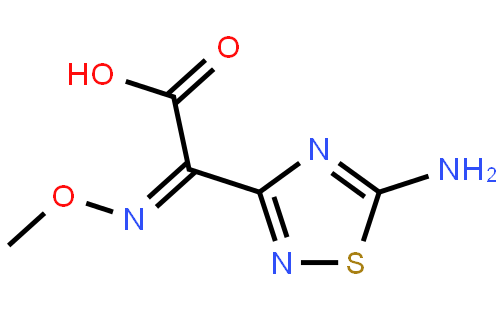 2-(5-氨基-1,2,4-噻二唑-3-基)-2-甲氧亚氨基乙酸