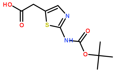 2-(2-((tert-Butoxycarbonyl)amino)thiazol-5-yl)acetic acid