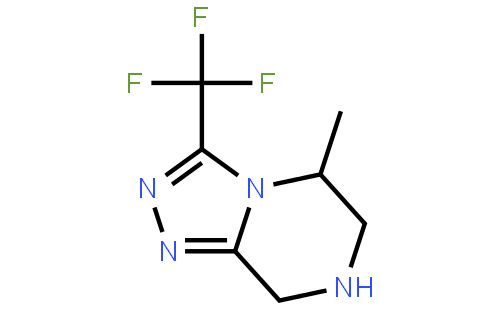 3-(trifluoromethyl)-5,6,7,8-tetrahydro-5-methyl-[1,2,4]triazolo[4,3-a]pyrazine