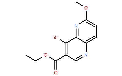 Ethyl 4-bromo-6-methoxy-1,5-naphthyridine-3-carboxylate