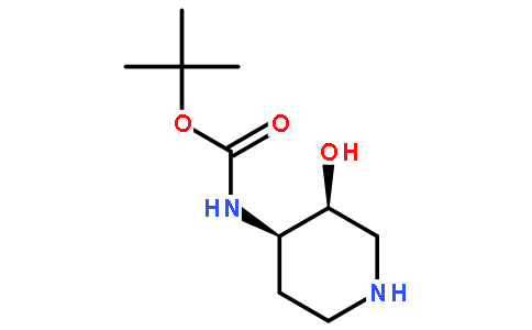 Carbamic acid, [(3S,4R)-3-hydroxy-4-piperidinyl]-, 1,1-dimethylethyl ester