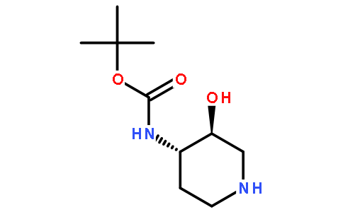 Carbamic acid, [(3S,4S)-3-hydroxy-4-piperidinyl]-, 1,1-dimethylethyl ester