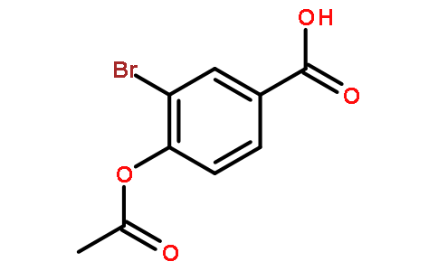 4-Acetoxy-3-bromobenzoic acid