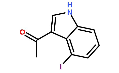 3-acetyl-4-iodoindole
