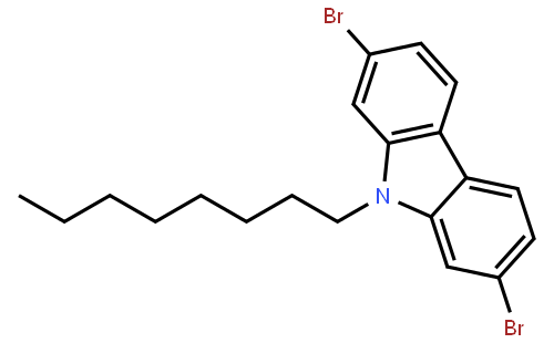 2,7-Dibromo-9-octyl-9H-carbazole