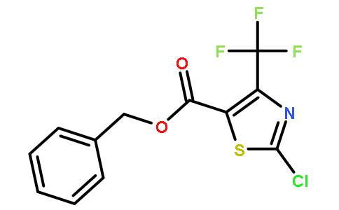 benzyl 2-chloro-4-(trifluoromethyl)thiazole-5-carboxylate