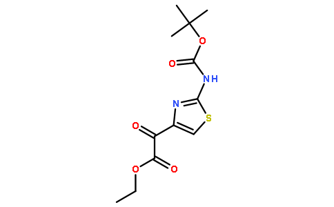 ethyl 2-(2-(tert-butoxycarbonylamino)thiazol-4-yl)-2-oxoacetate