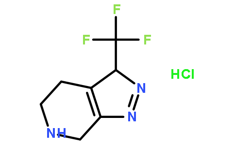 3-(Trifluoromethyl)-4,5,6,7-tetrahydro-3H-pyrazolo[3,4-c]pyridine hydrochloride