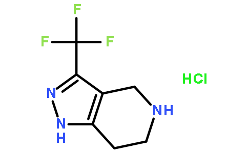 3-(Trifluoromethyl)-4,5,6,7-tetrahydro-1H-pyrazolo[4,3-c]pyridine hydrochloride
