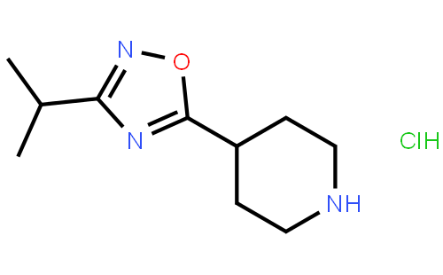 4-(3-Isopropyl-1,2,4-oxadiazol-5-yl)piperidine hydrochloride