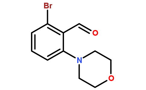 2-​Bromo-​6-​(morpholino)​benzaldehyde