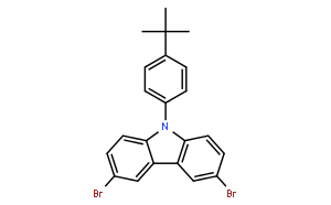 3,6-二溴-9-(4-叔丁基苯基)-9H-咔唑