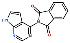 2-{7H-Pyrrolo[2,3-dpyrimidin-4-yl} isoindoline-1,3-dione