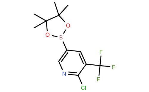 2-Chloro-5-(4,4,5,5-tetramethyl-1,3,2-dioxaborolan-2-yl)-3-(trifluoromethyl)pyridine