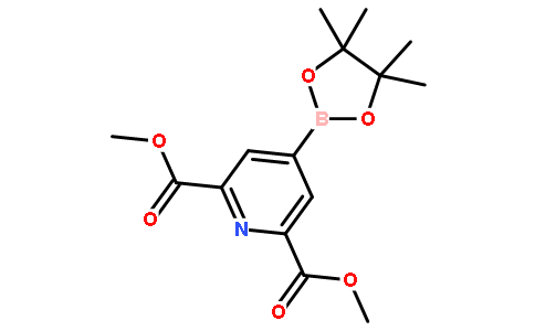 Dimethyl 4-(4,4,5,5-tetramethyl-1,3,2-dioxaborolan-2-yl)pyridine-2,6-dicarboxylate