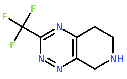 3-Trifluoromethyl-5,6,7,8-tetrahydro-pyrido[4,3-e][1,2,4]triazine