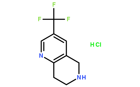3-(trifluoromethyl)-5,6,7,8-tetrahydro-1,6-naphthyridine hydrochloride