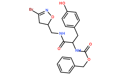Benzyl (S)-1-((3-Bromo-4,5-Dihydroisoxazol-5-Yl)Methylamino)-3-(4-Hydroxyphenyl)-1-Oxopropan-2-Ylcarbamate