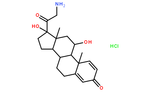 21-氨基-11,17-二羟基-(11b)-孕甾-1,4-二烯-3,20-二酮盐酸盐