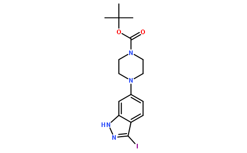 tert-Butyl 4-(3-iodo-1H-indazol-6-yl)piperazine-1-carboxylate