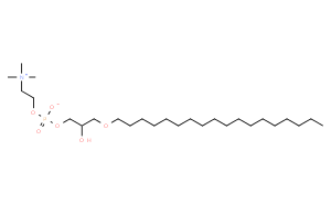 1-O-十八烷基-2-羟基-sn-甘油-3-磷酸胆碱