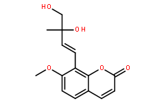 (E)-8-(3，4-二羟基-3-甲基-1-丁烯基)-7-甲氧基-2H-1-苯并吡喃-2-酮