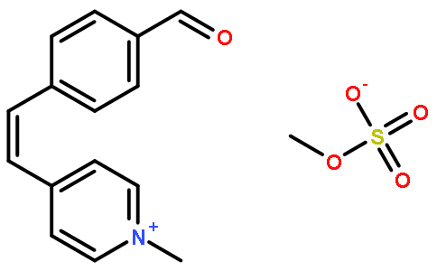 N-Methyl-4-(p-formylstyryl)pyridinium Methylsulfate