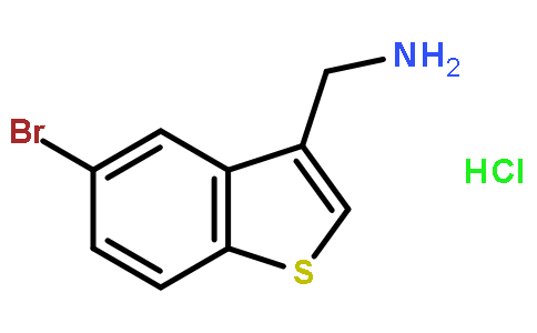 (5-Bromobenzo[b]thiophen-3-yl)methanamine hydrochloride