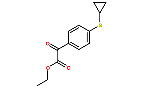 ethyl 2-(4-(cyclopropylthio)phenyl)-2-oxoacetate