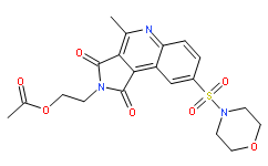 2-(4-methyl-8-morpholin-4-ylsulfonyl-1,3-dioxopyrrolo[3,4-c]quinolin-2-yl)ethyl acetate