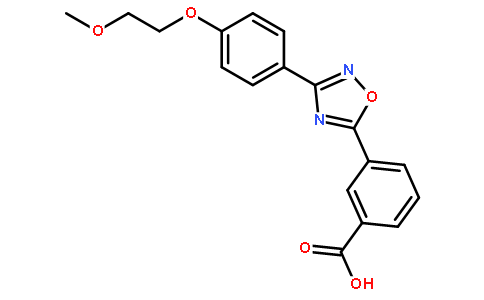 3-(3-(4-(2-甲氧基乙氧基)苯基)-1,2,4-噁二唑-5-基)苯甲酸
