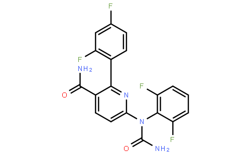 6-[(氨基羰基)(2,6-二氟苯基)氨基]-2-(2,4-二氟苯基)-3-吡啶甲酰胺