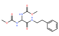 N-2-phenylethylbismethoxycarbonylaminoacetamide