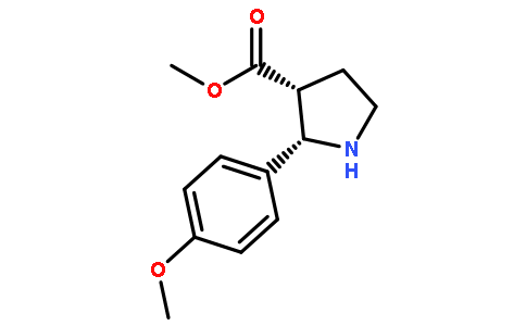 cis-methyl 2-(4-methoxyphenyl)pyrrolidine-3-carboxylate