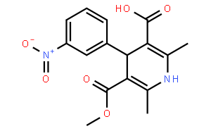 1,4-二氢-2,6-二甲基-4-(3-硝基苯基)-3,5-吡啶二羧酸单甲酯